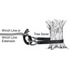 Lockjaw 5/16 in. x 10 ft. 4,400 lbs. WLL. LockJaw Synthetic Winch Line Tree Saver 22-031310